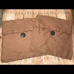 Pottery Barn linen throw pillow covers 18x18